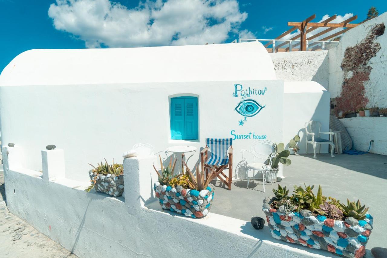 Oia Sunset House Pothitou Villa Bagian luar foto
