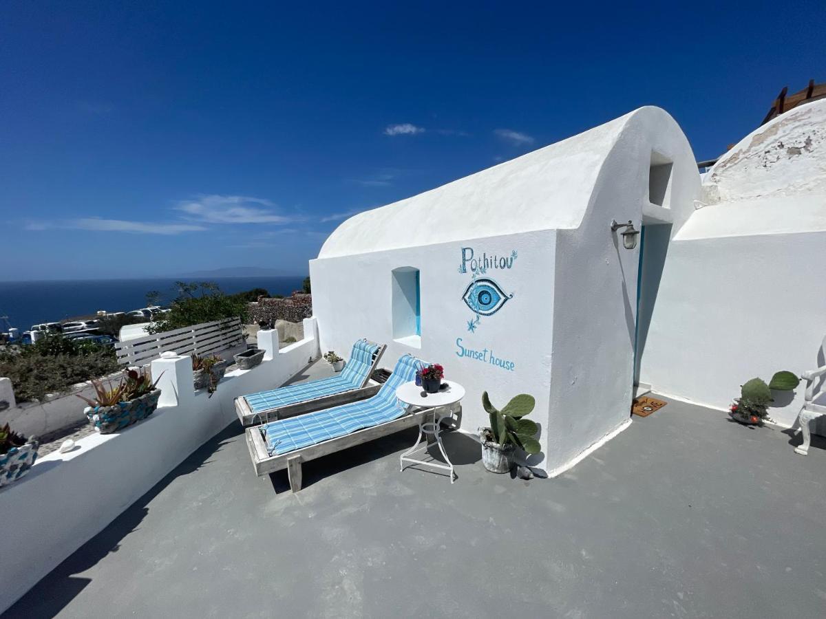 Oia Sunset House Pothitou Villa Bagian luar foto