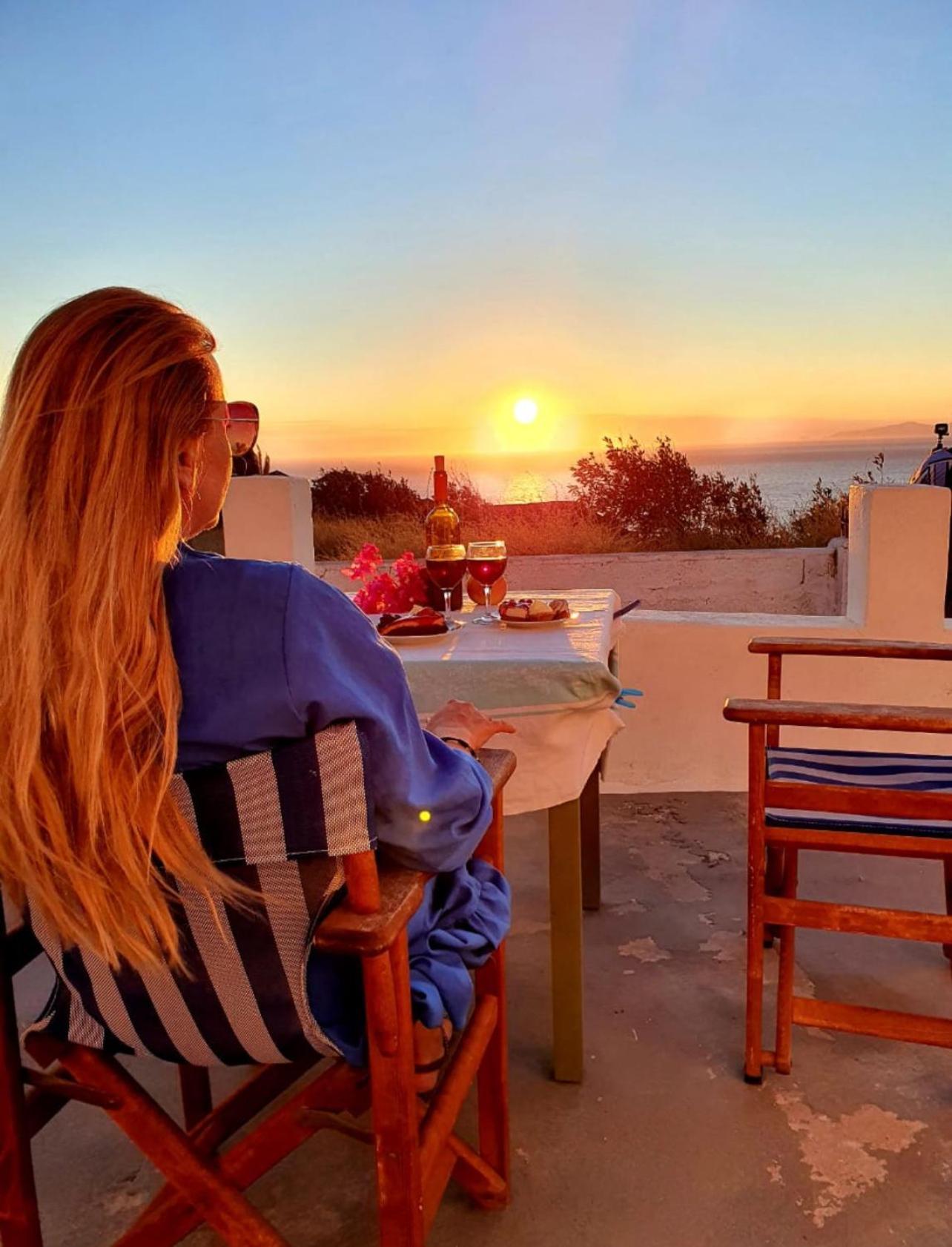 Oia Sunset House Pothitou Villa Bagian luar foto