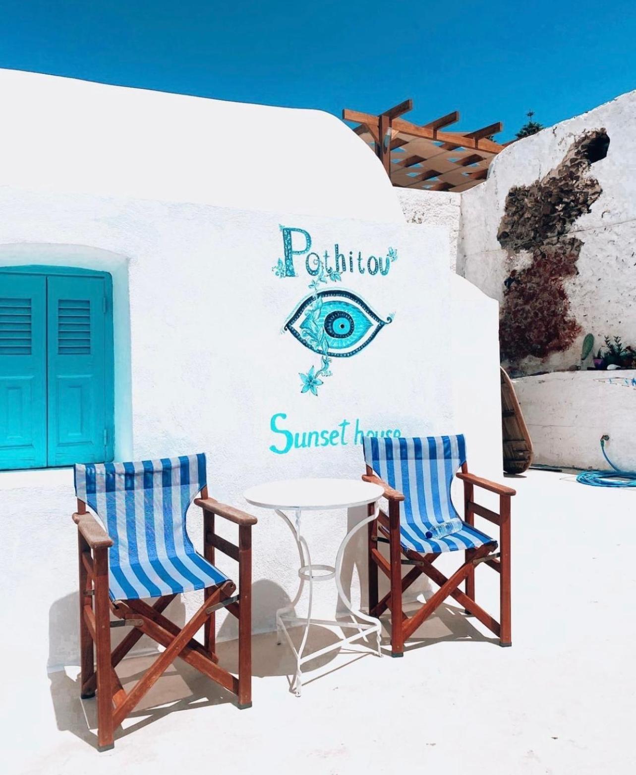 Oia Sunset House Pothitou Villa Bagian luar foto