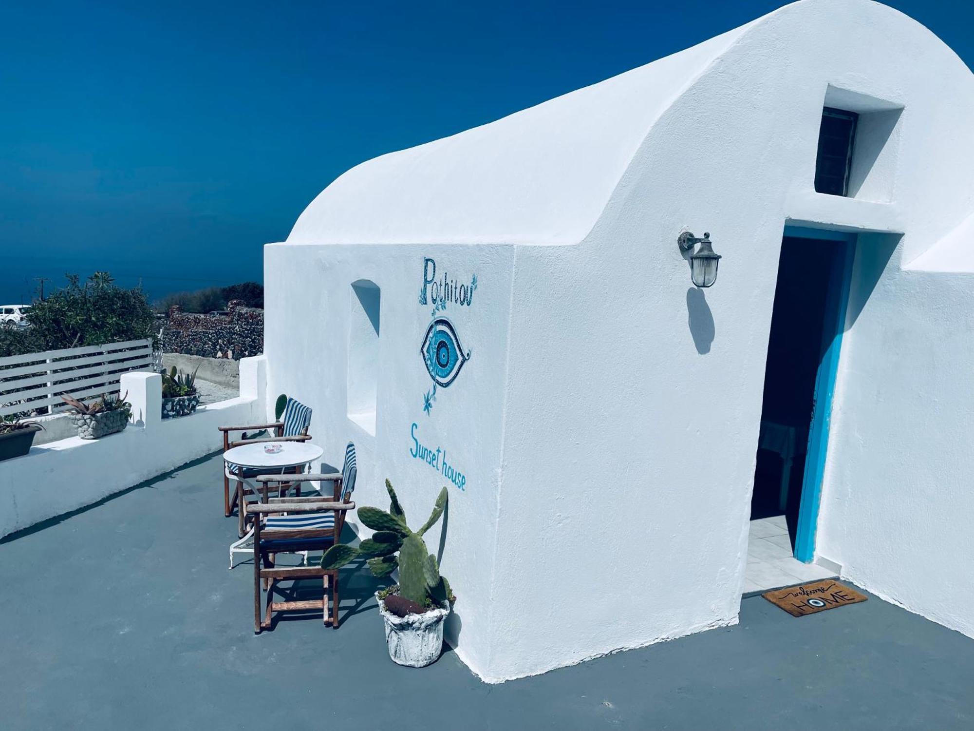Oia Sunset House Pothitou Villa Bagian luar foto